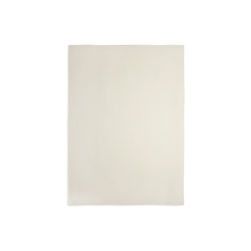 Couverture Berceau 75x100cm Basic Knit - Ivory