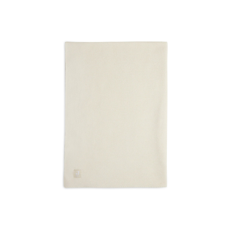 Couverture Berceau 75x100cm Basic Knit - Ivory