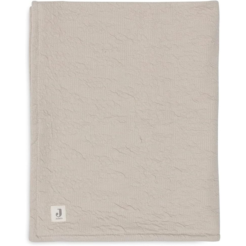 Couverture Berceau 75x100cm Soft Waves - Nougat
