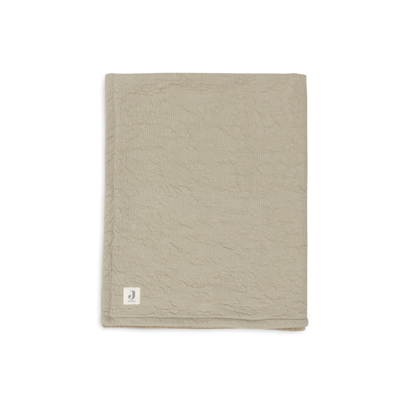 Couverture Berceau 75x100cm Soft Waves - Olive Green