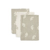 Gant de toilette Gaze de Coton Twig - Olive Green - 3 Unités