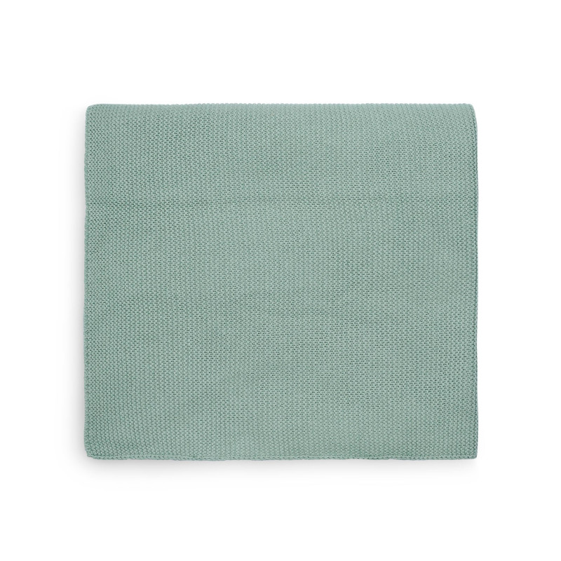 Couverture Lit de Bébé 100x150cm Basic Knit - Forest Green