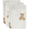 Gant de toilette Gaze de Coton - Teddy Bear - 3 Unités Gant de toilette Gaze de Coton - Teddy Bear - 3 Unités