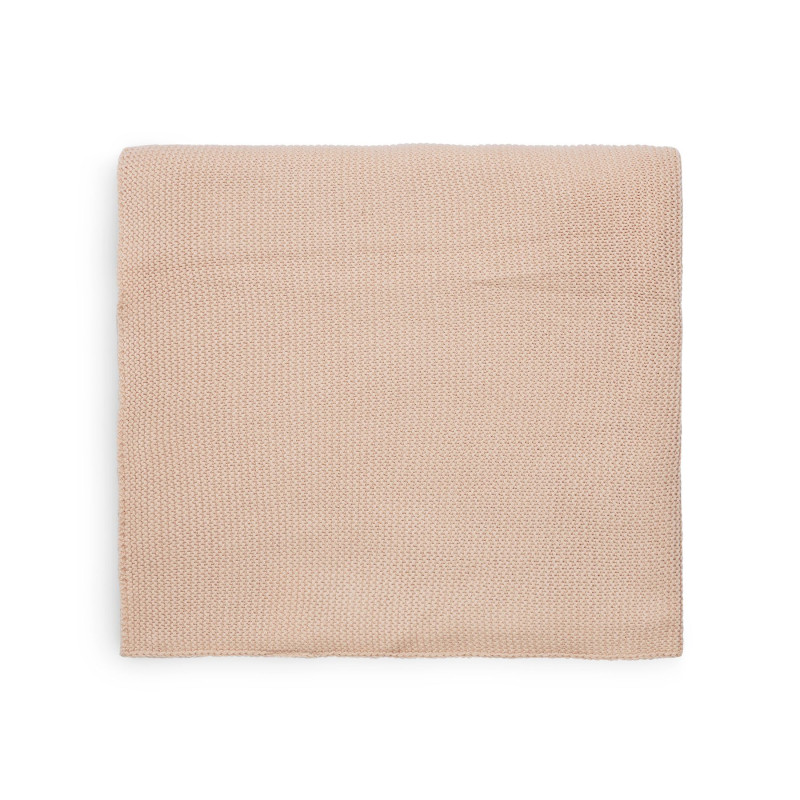 Couverture Lit de Bébé 100x150cm Basic Knit - Pale Pink
