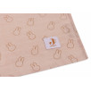 Lange Gaze de Coton Large 115x115cm Miffy Silhouettes - Wild Rose - 2 Unités Lange Gaze de Coton Large 115x115cm Miffy Silhouettes - Wild Rose - 2 Unités
