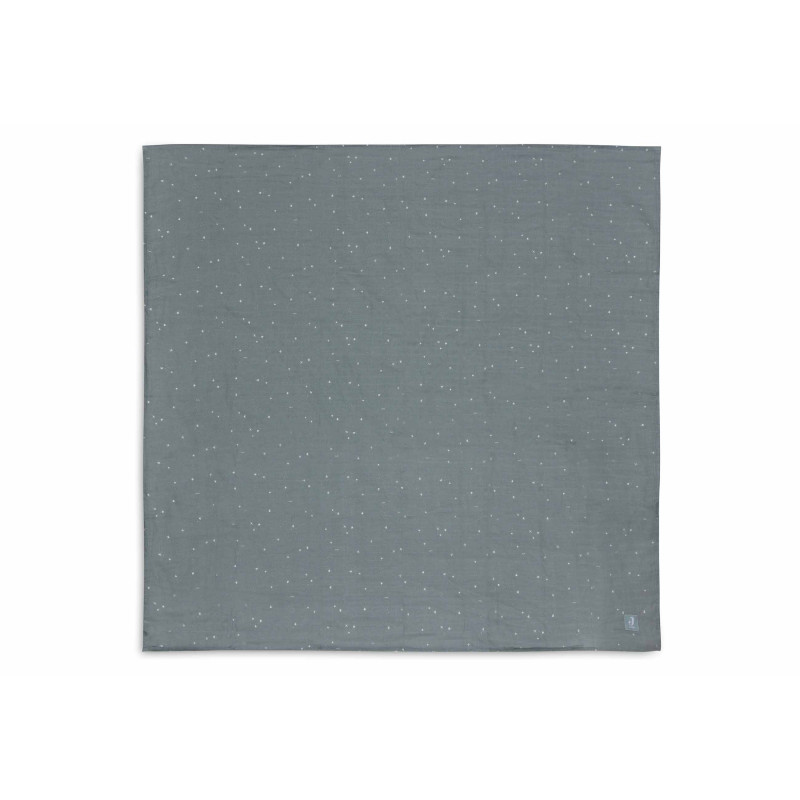 Lange Gaze de Coton Large 115x115cm Twinkling - Sea Green - 2 Unités