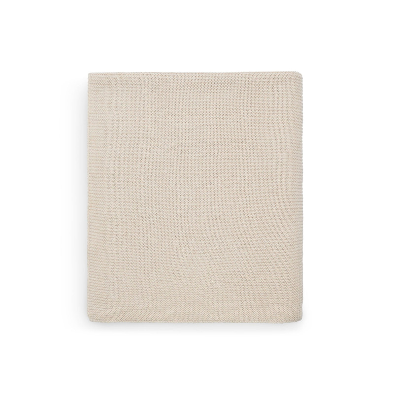 Couverture Lit de Bébé 100x150cm Basic Knit - Nougat