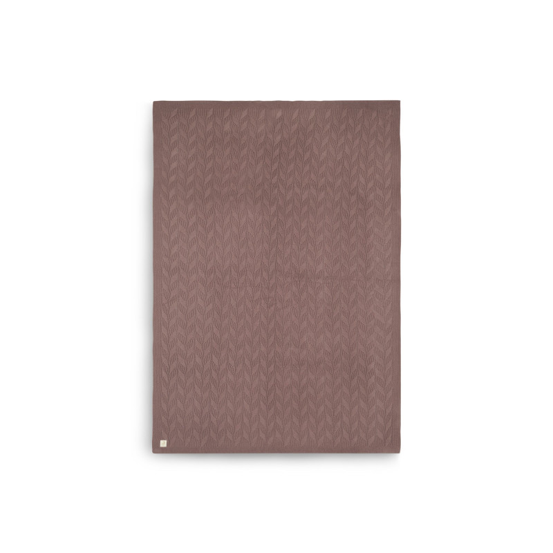 Couverture Lit de Bébé 100x150cm Spring Knit - Chestnut