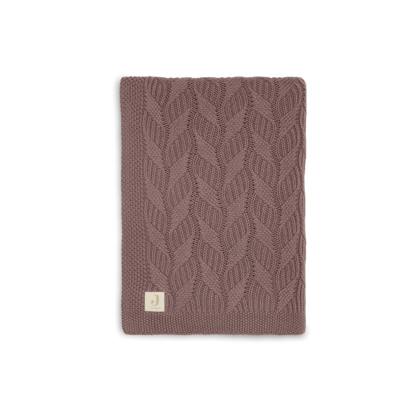 Couverture Lit de Bébé 100x150cm Spring Knit - Chestnut