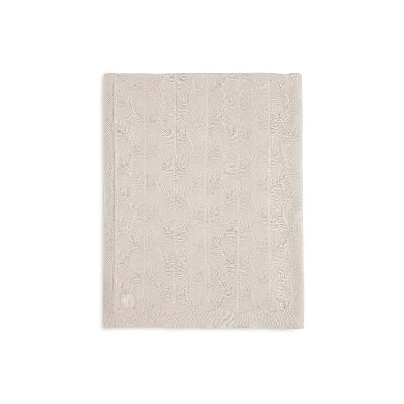 Couverture Lit de Bébé 100x150cm Shell Knit - Nougat - GOTS