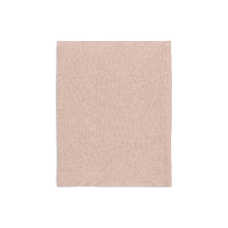 Couverture Lit de Bébé 100x150cm Grain knit - Wild Rose