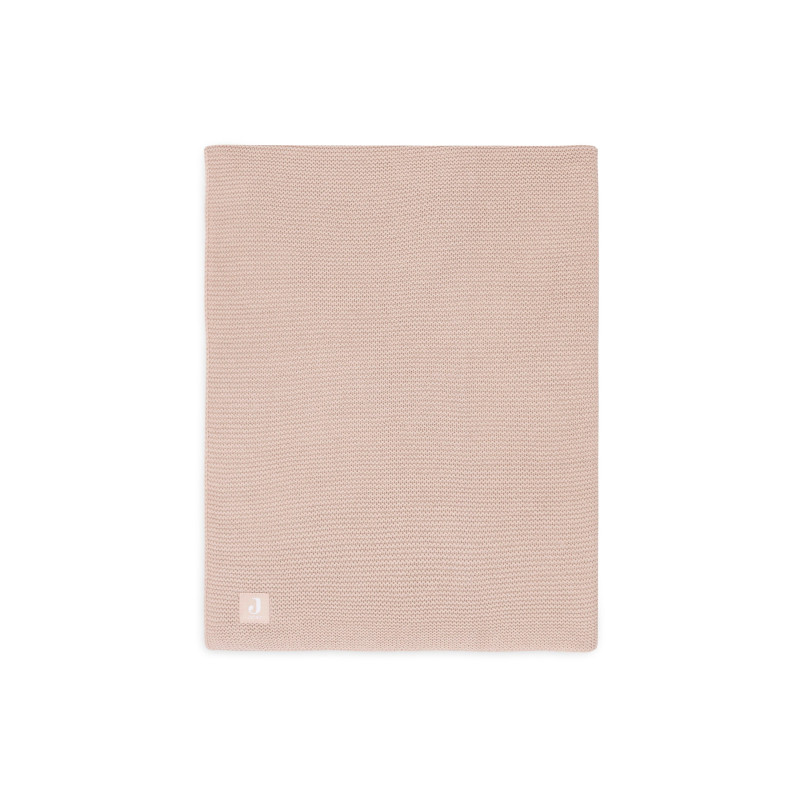 Couverture Lit de Bébé 100x150cm Basic knit - Wild Rose
