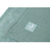 Couverture Berceau 75x100cm Basic Knit - Forest Green/Fleece Couverture Berceau 75x100cm Basic Knit - Forest Green/Fleece