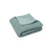 Couverture Berceau 75x100cm Basic Knit - Forest Green/Fleece Couverture Berceau 75x100cm Basic Knit - Forest Green/Fleece
