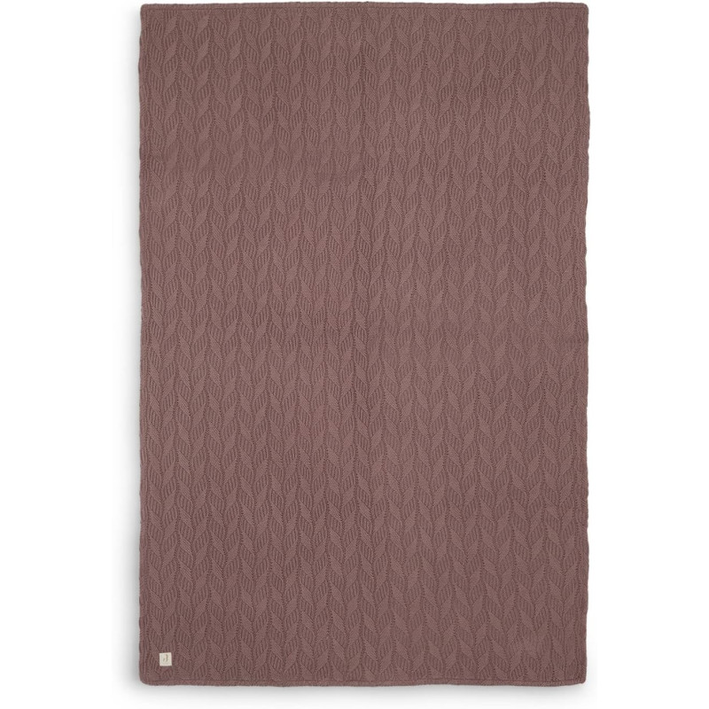 Couverture Berceau 75x100cm Spring Knit - Chestnut/Fleece