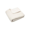 Couverture Berceau 75x100cm Basic Knit - Ivory/Coral Fleece Couverture Berceau 75x100cm Basic Knit - Ivory/Coral Fleece