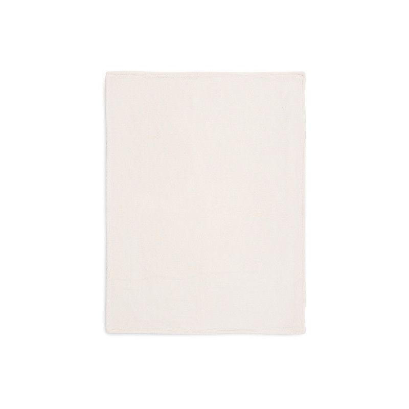 Couverture Berceau 75x100cm Grain Knit - Oatmeal/Velvet
