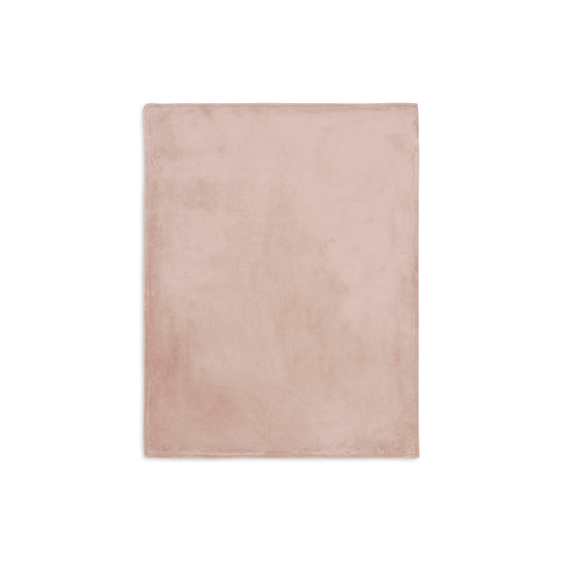 Couverture Berceau 75x100cm Basic Knit - Wild Rose/Fleece
