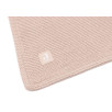 Couverture Berceau 75x100cm Basic Knit - Wild Rose/Fleece Couverture Berceau 75x100cm Basic Knit - Wild Rose/Fleece