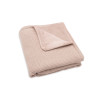Couverture Berceau 75x100cm Basic Knit - Wild Rose/Fleece Couverture Berceau 75x100cm Basic Knit - Wild Rose/Fleece