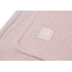 Couverture Lit de Bébé 100x150cm Basic Knit - Pale Pink/Fleece