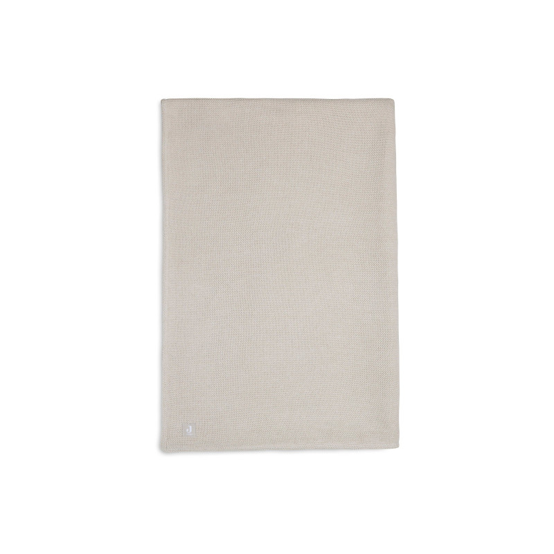 Couverture Lit de Bébé 100x150cm Basic Knit - Nougat/Fleece