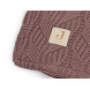 Couverture Lit de Bébé 100x150cm Spring Knit - Chestnut/Fleece