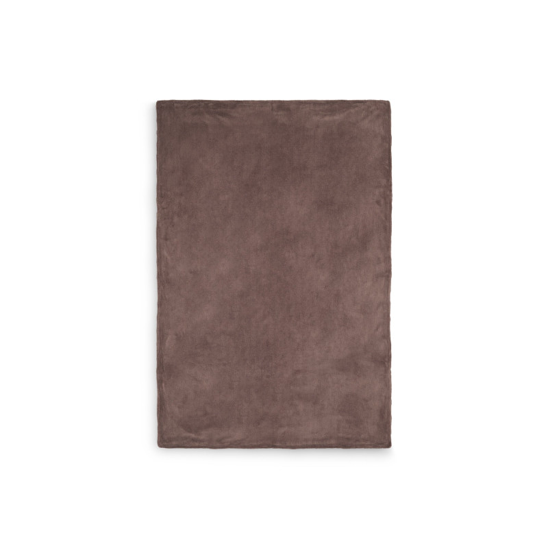 Couverture Lit de Bébé 100x150cm Spring Knit - Chestnut/Fleece