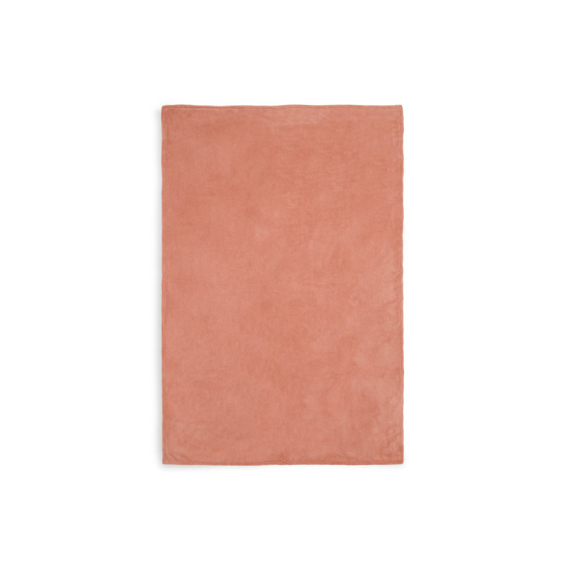 Couverture Lit de Bébé 100x150cm Spring Knit - Rosewood/Fleece