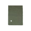 Couverture Lit de Bébé 100x150cm Pure Knit - Leaf Green/Velvet - GOTS