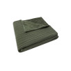 Couverture Lit de Bébé 100x150cm Pure Knit - Leaf Green/Velvet - GOTS