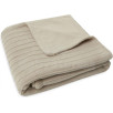 Couverture Lit de Bébé 100x150cm Pure Knit - Nougat/Velvet - GOTS Couverture Lit de Bébé 100x150cm Pure Knit - Nougat/Velvet - GOTS