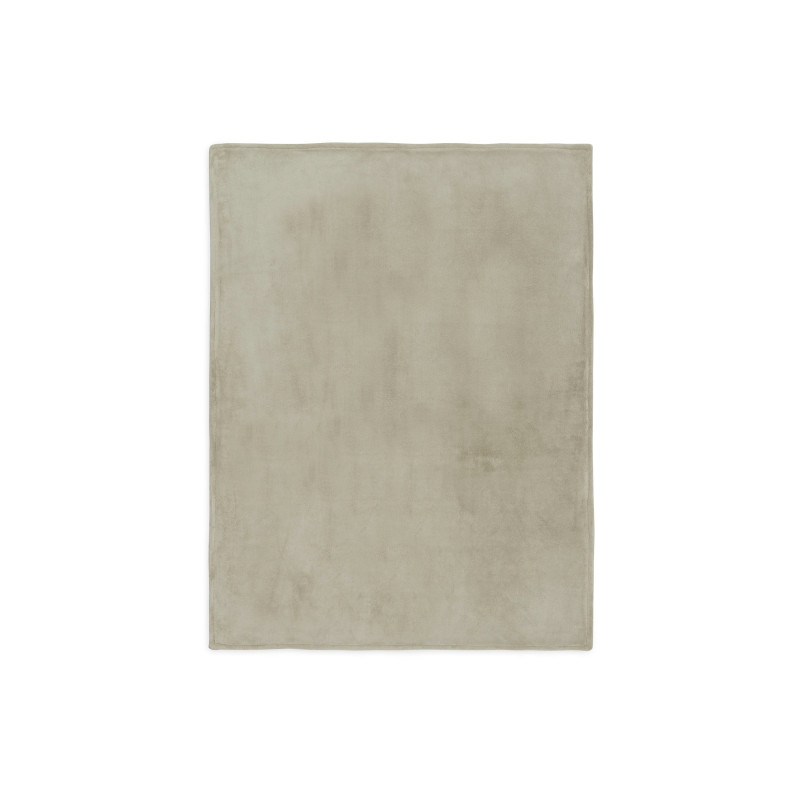 Couverture Lit de Bébé 100x150cm Basic Knit - Olive Green/Fleece
