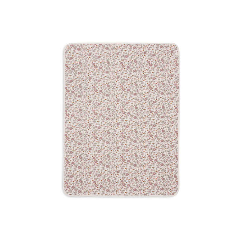 Couverture Berceau Jersey 75x100cm - Retro Flowers