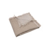 Couverture Berceau 75x100cm Fringe - Olive Green/Ivory - GOTS Couverture Berceau 75x100cm Fringe - Olive Green/Ivory - GOTS