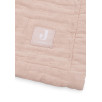 Couverture Berceau Gaze De Coton 75x100cm Jacquard - Wild Rose - GOTS