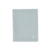 Couverture Berceau Gaze De Coton 75x100cm Jacquard - Sea Green - GOTS Couverture Berceau Gaze De Coton 75x100cm Jacquard - Sea Green - GOTS