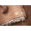 Couverture Lit de Bébé 120x120cm Fringe Moonstone/Ivory - GOTS Couverture Lit de Bébé 120x120cm Fringe Moonstone/Ivory - GOTS