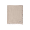Couverture Lit de Bébé 120x120cm Fringe - Olive Green/Ivory - GOTS Couverture Lit de Bébé 120x120cm Fringe - Olive Green/Ivory - GOTS