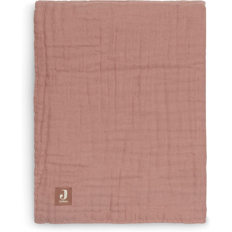 Couverture Wrinkled Coton 75x100cm Rosewood