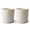 Lot de 2 gobelets Mushie Ivoire