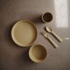 Lot de 2 bols ronds Mushie Mustard Lot de 2 bols ronds Mushie Mustard