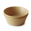 Lot de 2 bols ronds Mushie Mustard Lot de 2 bols ronds Mushie Mustard