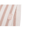 Poncho de Bain Stripe Éponge - Wild Rose - GOTS
