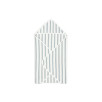 Cape de bain Éponge 75x75cm Stripe - Sea Green - GOTS Cape de bain Éponge 75x75cm Stripe - Sea Green - GOTS
