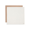 Lange Gaze de Coton Large 115x115cm - Biscuit/Ivory - 2 Unités