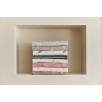 Lange Gaze de Coton Large 115x115cm Dotted - Nougat - GOTS