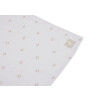Lange Gaze de Coton Large 115x115cm Pointelle - Biscuit - GOTS
