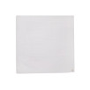 Lange Gaze de Coton Large 115x115cm Pointelle - Biscuit - GOTS