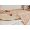 Lange Gaze de Coton Large 115x115cm Sun - Biscuit - GOTS